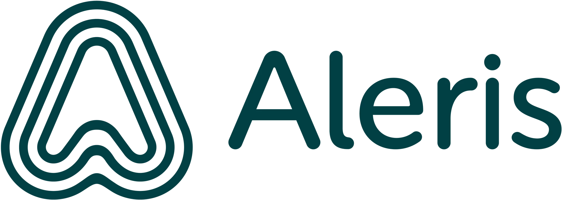 Logotyp för Aleris, gå till startsidan.